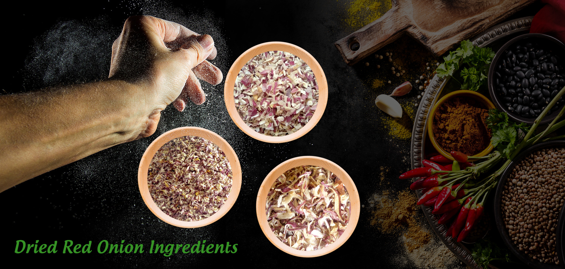 Dried Red Onion Ingredients